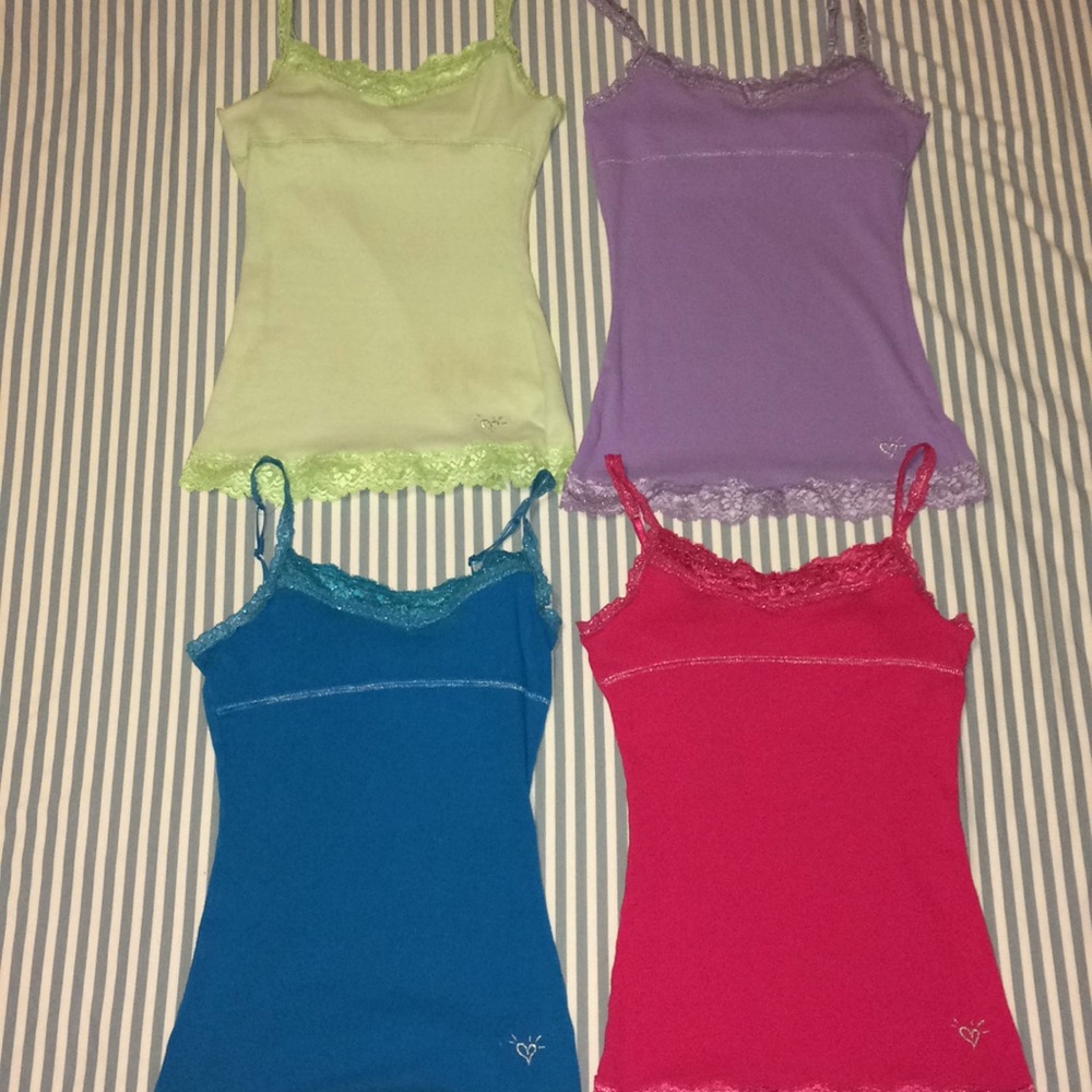 4 Tank Top Bundle || Lace Undershirts